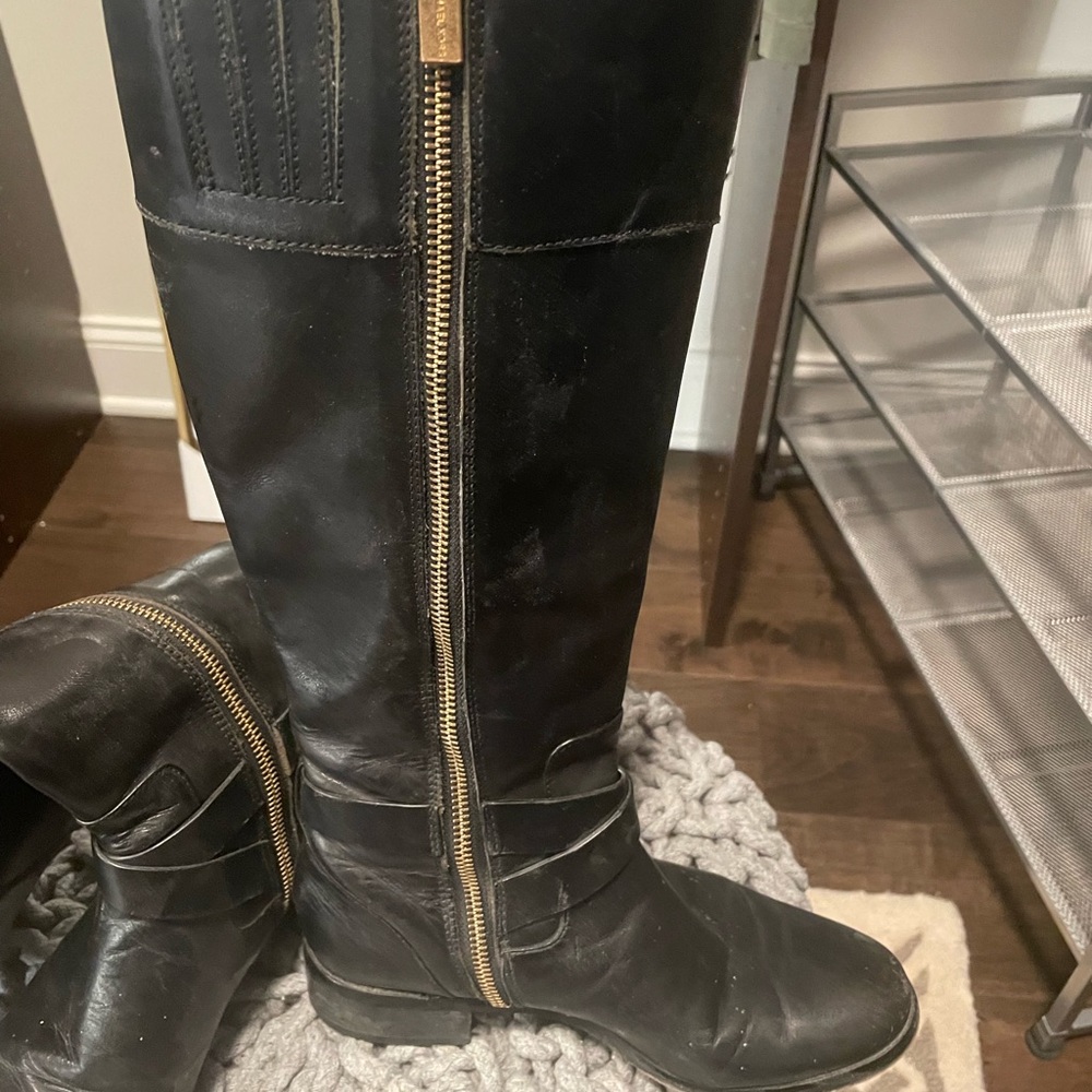 Black Michael Kors boots